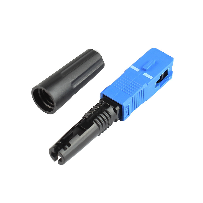Sc Apc Fiber Connector For 2.0x3.0mm / FTTH Drop Cable 0.35dB Insertion