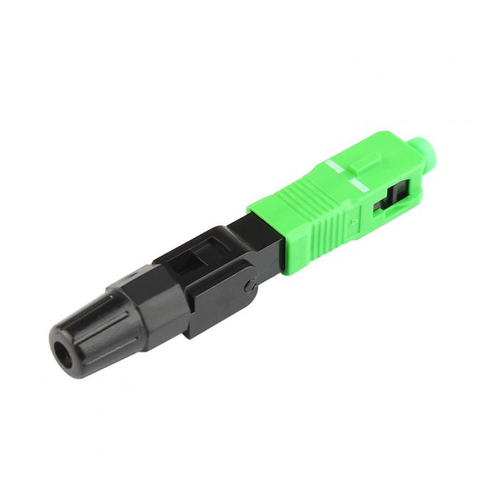 Sc Apc Fiber Connector For 2.0x3.0mm / FTTH Drop Cable 0.35dB Insertion