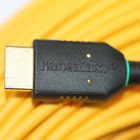 70 Meters 48Gbps HDMI 2.1 8K HDMI Fiber Optical Cable AOC TPU Yellow Jacket