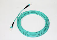 OFNR Plenum Fiber Optic Cable MTP Multimode OM3 Aqua 850nm LSZH