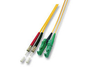 2 Cores Multimode Fiber Optic Patch Cables 10FT DIN to E2000 APC LSZH Jacket