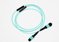 High Density Fiber Optic MPO MTP Cable OM3 Optical Tracing 3.0mm 12 Cores