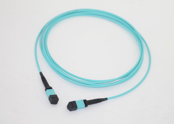 12 Cores Multimode Fiber Optic MPO MTP Cable / Multimode Fiber Optic Cable