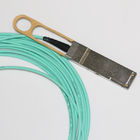 AOC PVC Jacket QSFP+ Active Optical Cable / 50 Meter 100g Breakout Cable