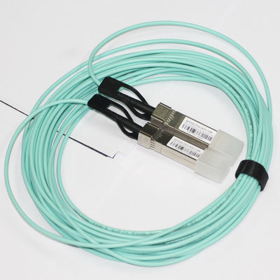 Fiber Optical 40g Qsfp+ Break Out Cord Aoc Lszh Jacket Multimode Om2