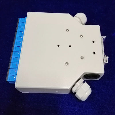 12 Cores Outdoor Fiber Optic Termination Box Singlemode SC UPC Aluminum