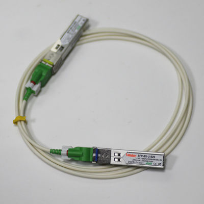 5.0mm Single Mode Fiber Optic Patch Cable and Adaptor SC APC Auto Shutter