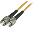 3.0mm OS2 SC UPC Simplex Fiber Optic Patch Cables PVC Yellow Jacket