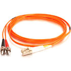 3.0mm FDDI To FDDI Fiber Optic Patch Cables / Multimode PVC Om2 Patch Cord