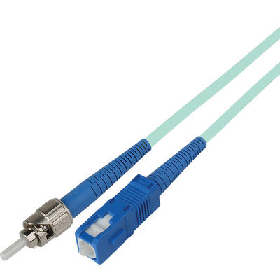 LC to LC Fiber Optic Patch Cables Blue Color 50 125um Orange Two Cores