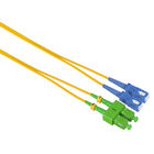 2 Cores Lc To Lc Multimode Duplex Fiber Optic Patch Cable OM3 LSZH Jacket