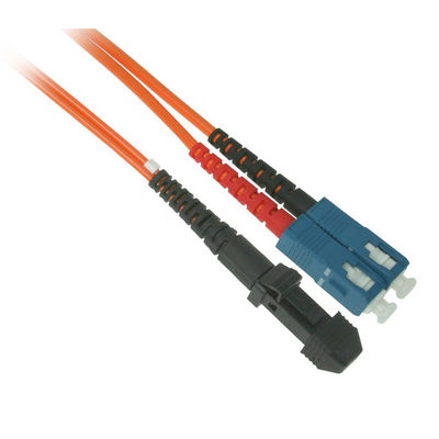 2.0mm 10G LC to LC Pigtail Fiber Cable / Multimode OM3 Patch Cord Pigtail