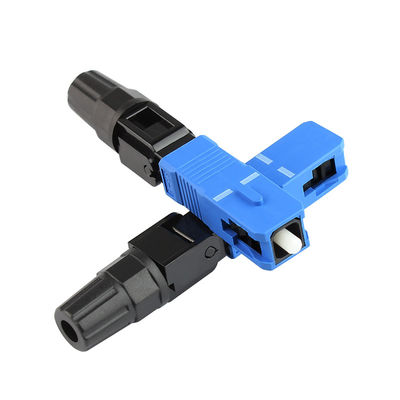 Fast Fiber Optic Field Assembly Connectors SC UPC For 2.0x3.0mm FTTH Drop Cable