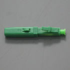 FTTH Lc Apc Fiber Connector OD 2.0x3.0mm Singlemode For Drop Cable Green