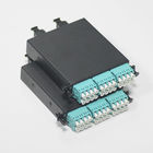 OM3 Fiber Cassette Module Cabling Solution 12F MTP To SC Multi Mode