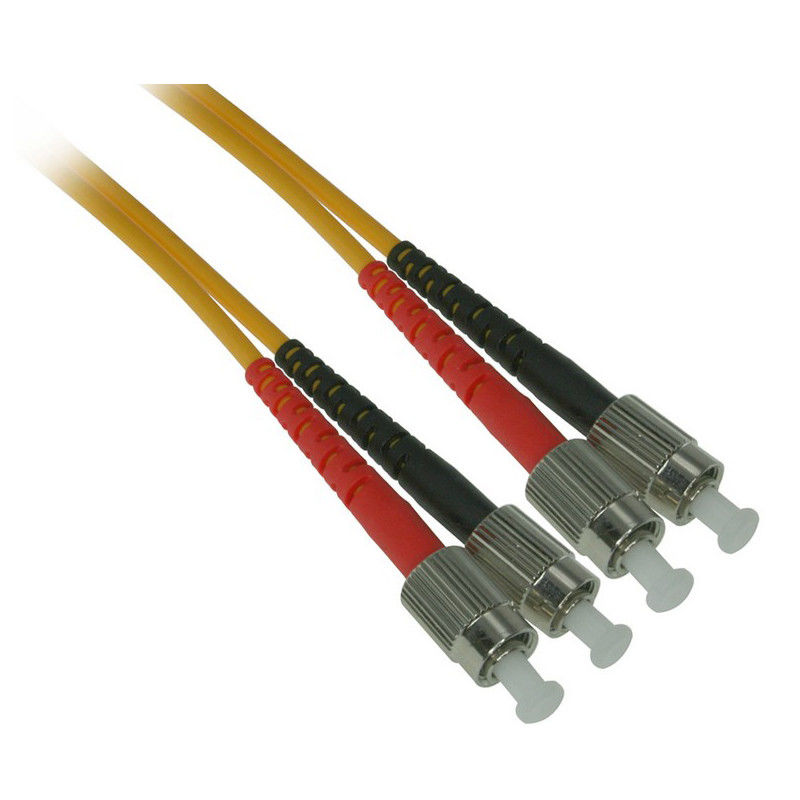 2.0mm FC APC Fiber Optic Patch Cables Single Mode LSZH Yellow Jacket