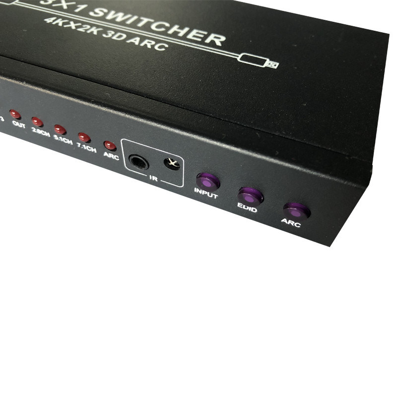 Home HDMI 2.0 4K Hdmi Distribution Amplifier 1x4 Up To 4 Outputs Metal