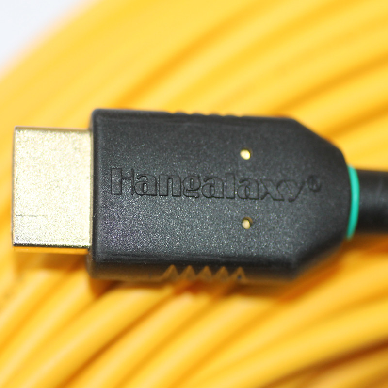 70 Meters 8K HDMI Fiber Optical Cable 48Gbps HDMI 2.1 AOC TPU Yellow Jacket