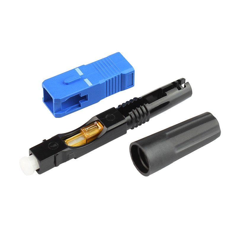 Sc Apc Fiber Connector For 2.0x3.0mm / FTTH Drop Cable 0.35dB Insertion