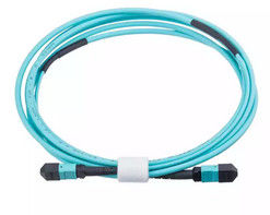 20 FT Fiber Optic Cable MPO 850nm LSZH Multimode 24 Cores OM3