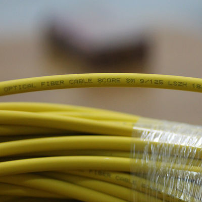 8 Cores Pre Terminated Fiber Optic Cable SC OS2 Singlemode Breakout Pre Connected