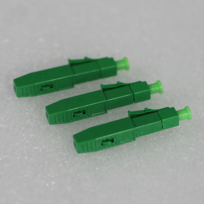 0.9 LC APC Singlemode Fiber Optic Field Assembly Connectors / Apc Fiber Optic