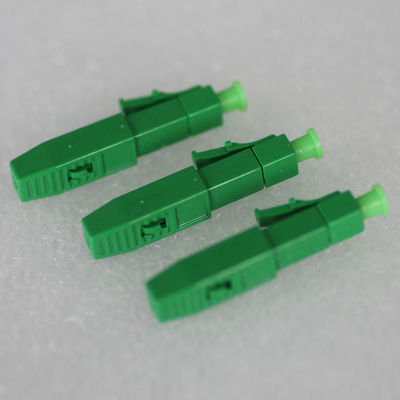 0.9 LC APC Singlemode Fiber Optic Field Assembly Connectors / Apc Fiber Optic