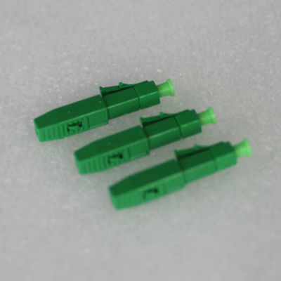 0.9 LC APC Singlemode Fiber Optic Field Assembly Connectors / Apc Fiber Optic