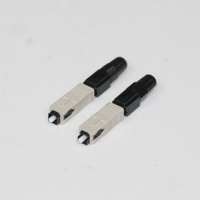 SC UPC Fiber Optic Field Assembly Connectors Multimode Fast Connection