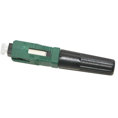 3.0mm SC APC Fiber Optic Field Assembly Connectors Singlemode Fast Connection