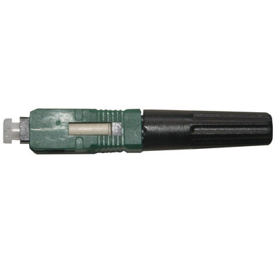 3.0mm SC APC Fiber Optic Field Assembly Connectors Singlemode Fast Connection