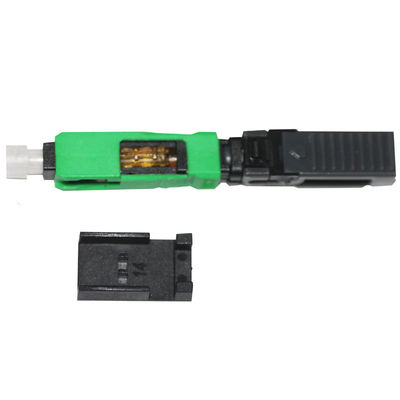 55mm Fiber Optic Field Assembly Connector / Singlemode Sc Apc Fiber Connector