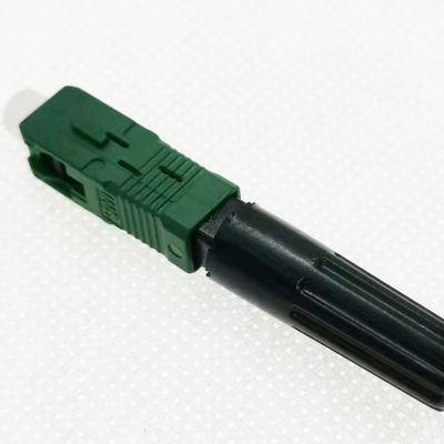 SC APC Fiber Optic Quick Connector FTTH Solution