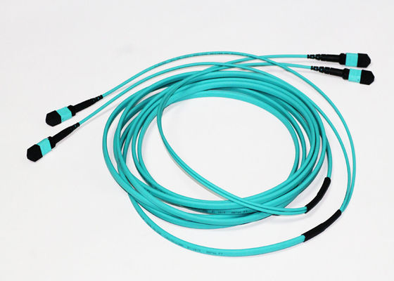 24 Cores MPO Fiber Optic Cable Female For Telecomunication Infrastructures